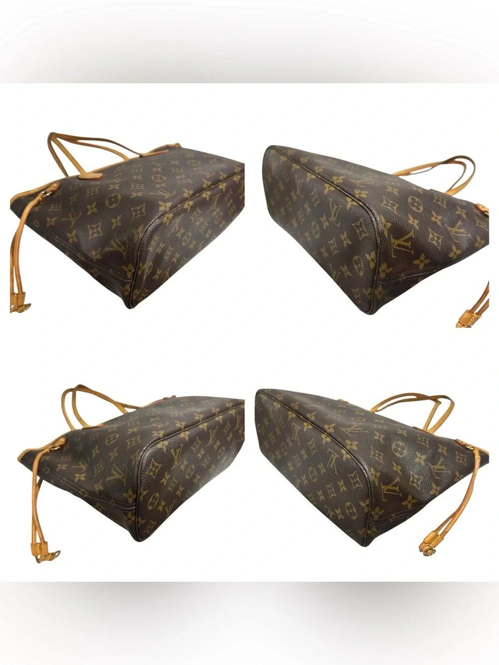 Louis Vuitton Monogram & Vachetta Leather Neverfull PM Tote - Picture 4 of 16